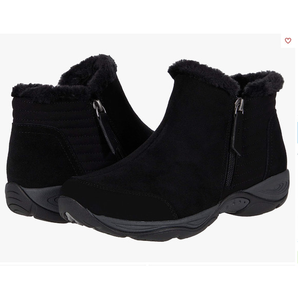 Easy‎ Spirit Elinot Waterproof Black Ankle Boot Size 6 New With Box Retail $109 - Picture 1 of 7